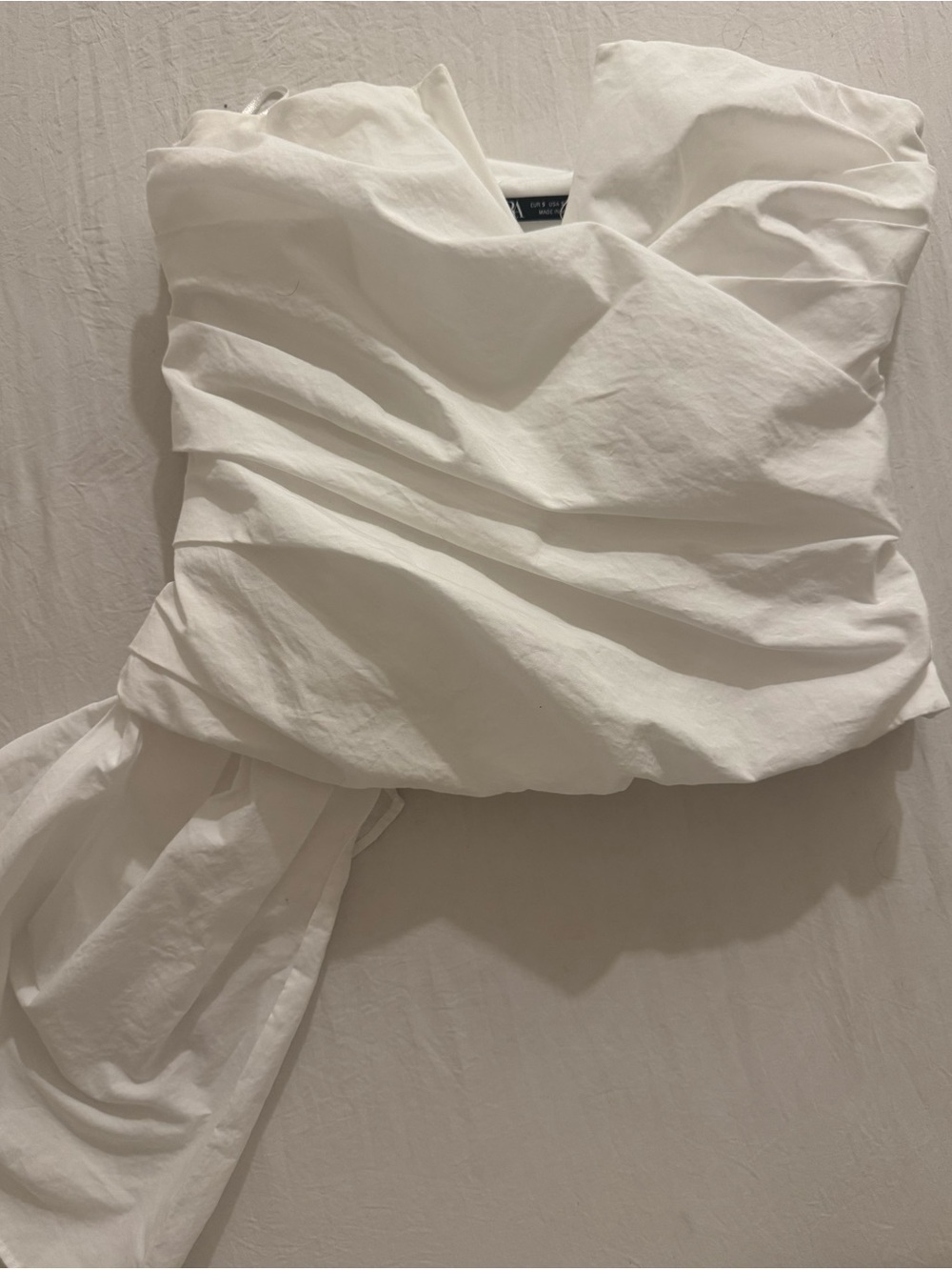 Zara white tube top